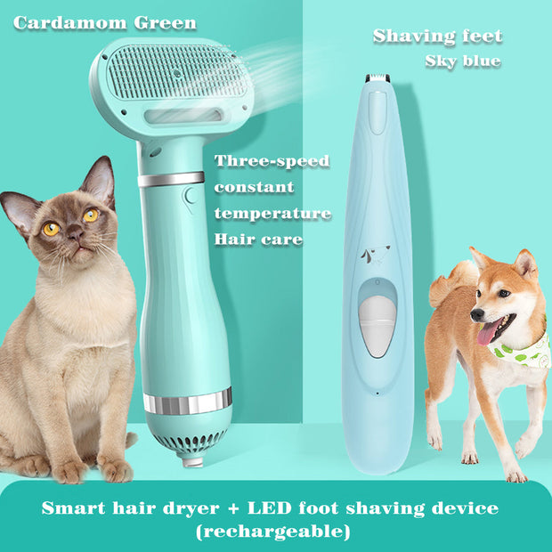 Amazon Hot Selling 2-In-1 Pet Dryer Grooming Brush Fashion Design Dog