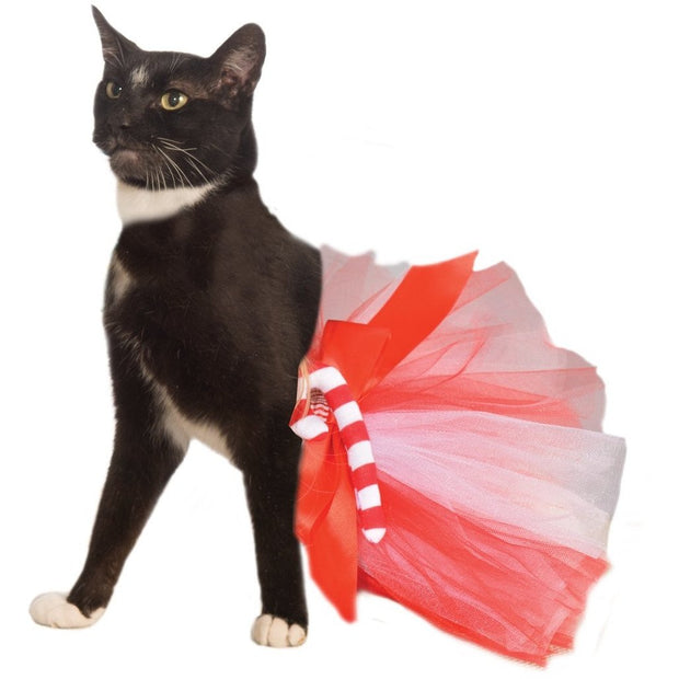 Candy Cane Tutu Pet Christmas Costume