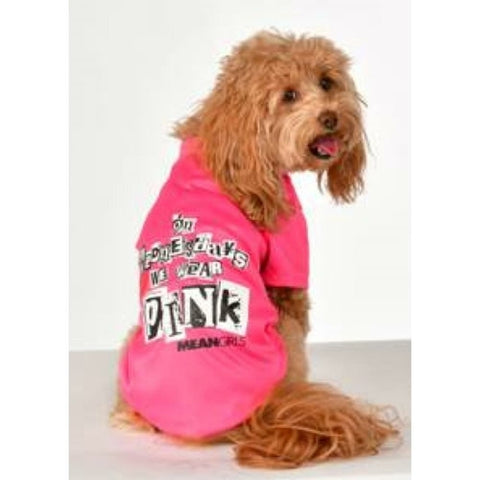 On Wednesdays We Wear Pink Mean Girls Pet Costume