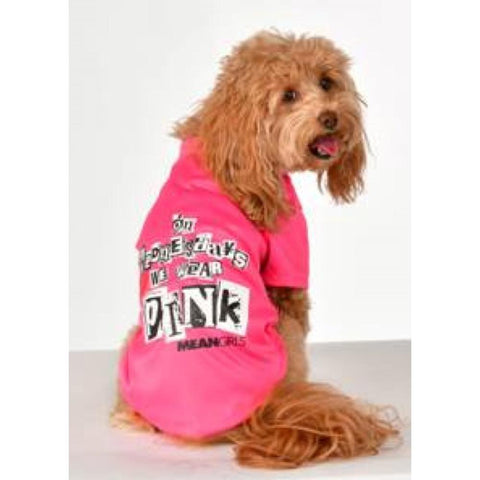 On Wednesdays We Wear Pink Mean Girls Pet Costume